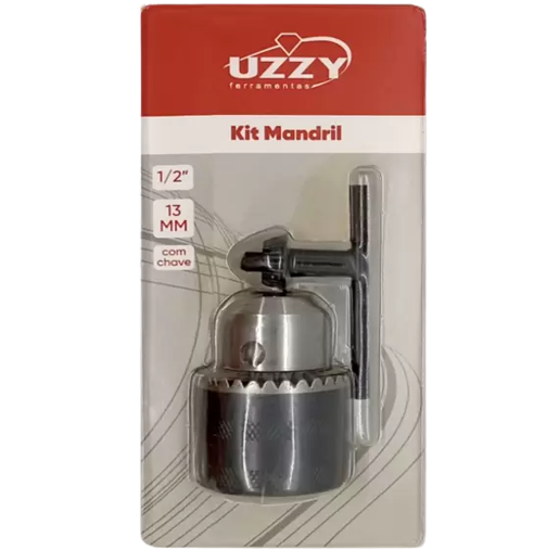 Kit Mandril Rosca 13mm 1/2 + 1 Adaptador Sds-plus – Uzzy