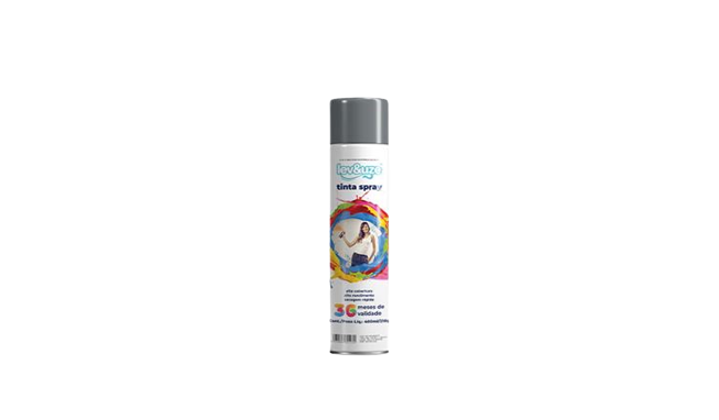 TINTA SPRAY USO GERAL CINZA PRIMER 400ML – LEVeUZE