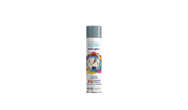 TINTA SPRAY USO GERAL ALUMÍNIO ALTA TEMPERATURA 400ML – LEVeUZE