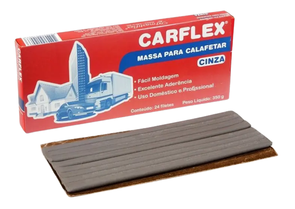 Massa Para Calafetar 24 Filetes Cinza 350g Mastiflex