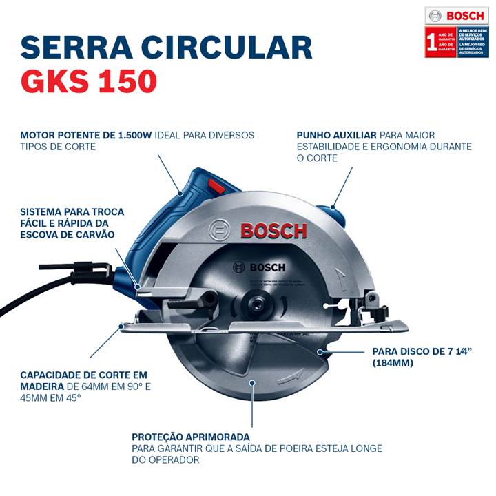 Serra Circular – 1500W