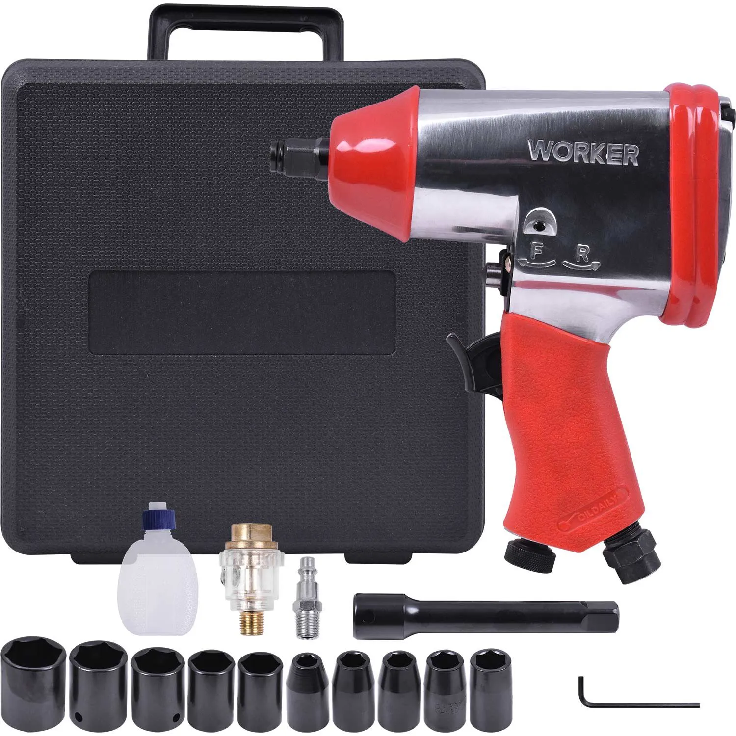 Chave de Impacto – Kit com 17 pçs